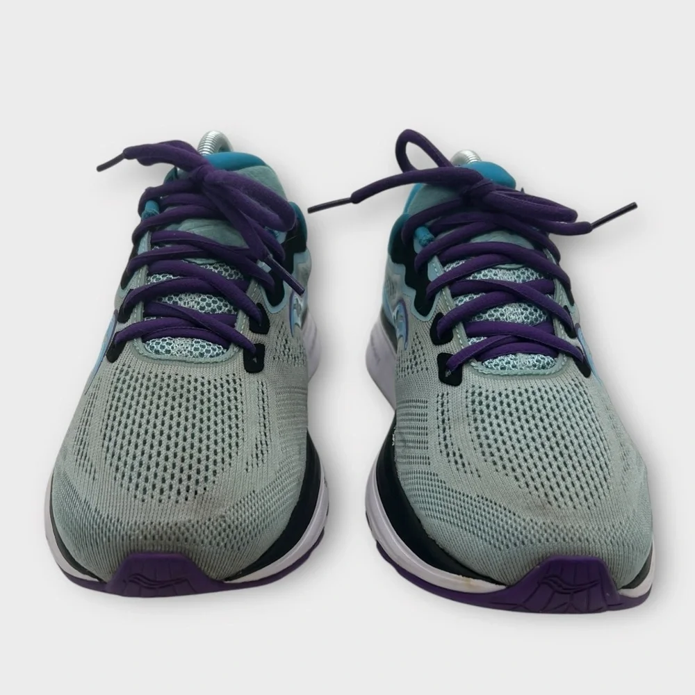 Saucony Ride‎ 14 Women Running Shoes Powder Concord US 8M Good Condition! Comfy!